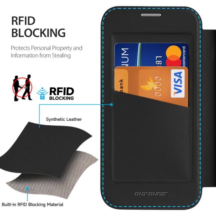 Dux Ducis - DUX DUCIS Skin X Pro Samsung Galaxy A35 5G Fodral Konstläder - Svart