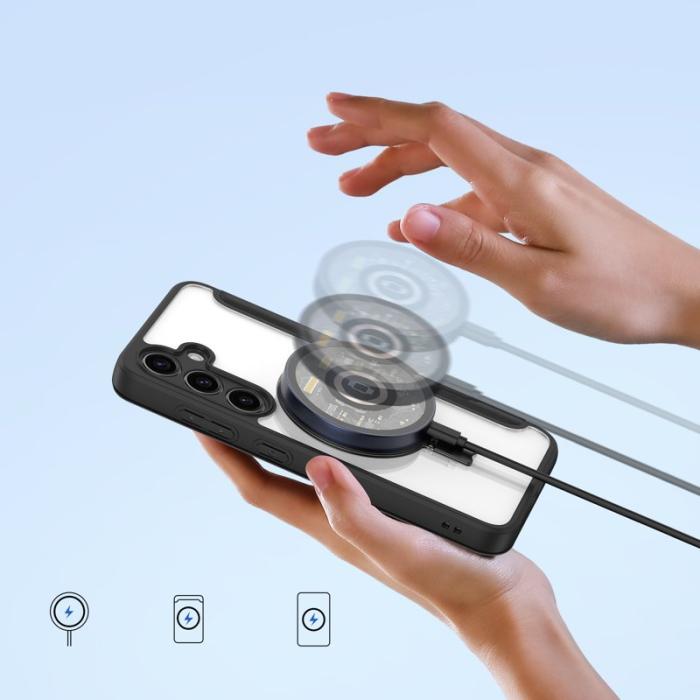 Dux Ducis - DUX DUCIS Skin X Pro Samsung Galaxy S24+ Fodral Konstläder - Svart