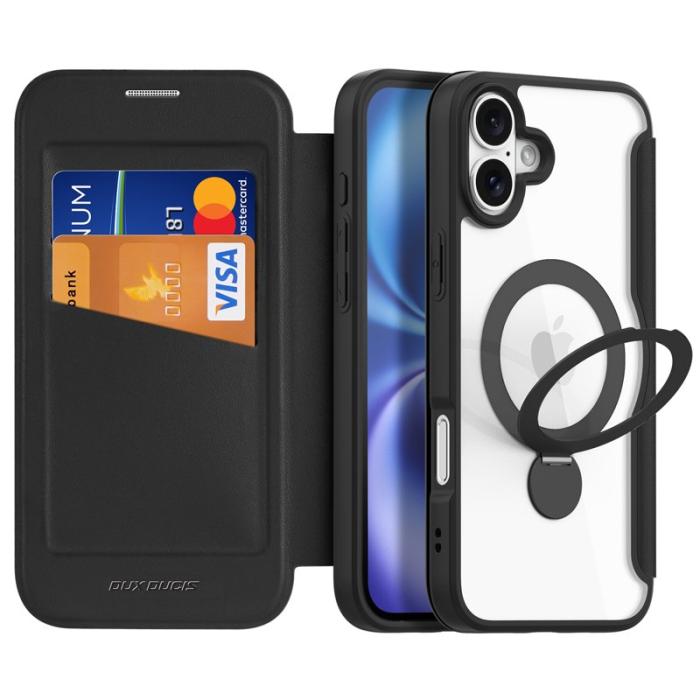 Dux Ducis - DUX DUCIS Skin X Pro Series iPhone 16 Fodral Konstläder - Svart