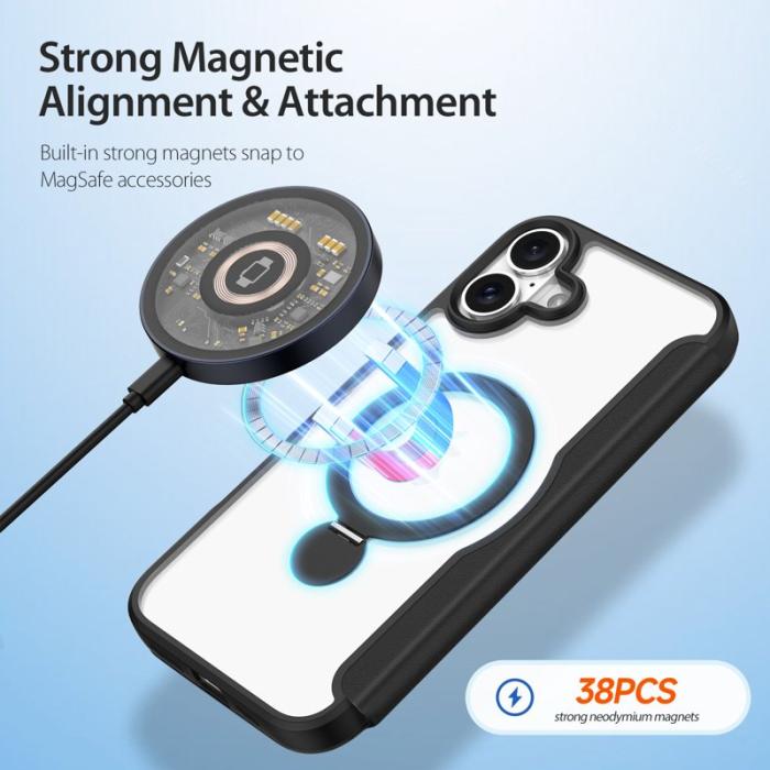 Dux Ducis - DUX DUCIS Skin X Pro Series iPhone 16 Fodral Konstläder - Svart