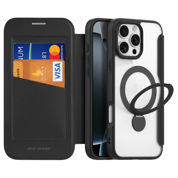 Dux Ducis - DUX DUCIS Skin X Pro Series iPhone 16 Pro Fodral Konstläder - Svart