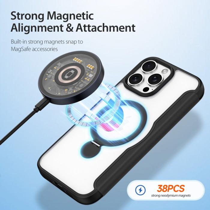 Dux Ducis - DUX DUCIS Skin X Pro Series iPhone 16 Pro Max Fodral - Konstläder - Svart