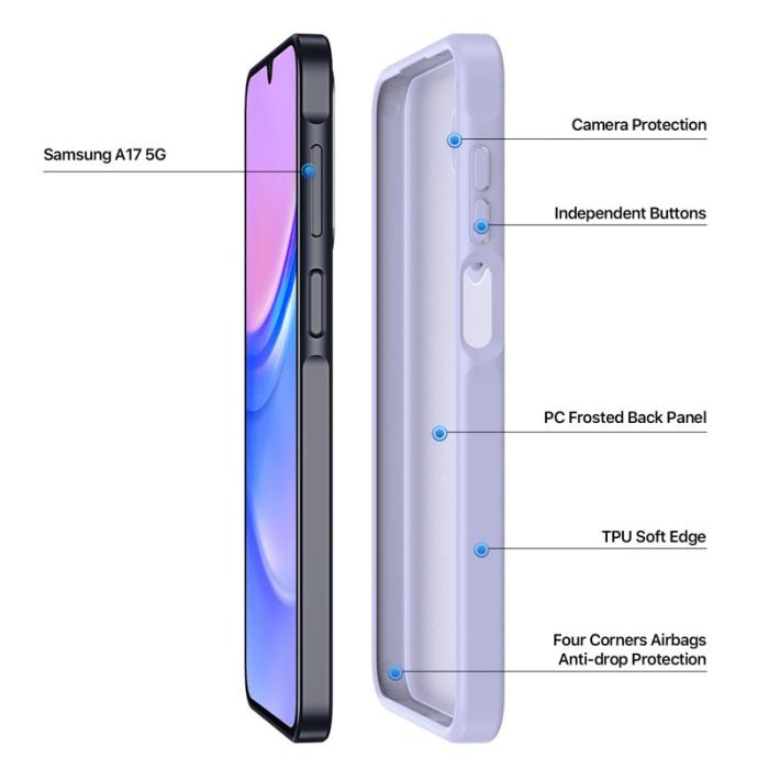 Dux Ducis - DUX DUCIS Yind Series Fodral för Samsung Galaxy A17 5G - Lila
