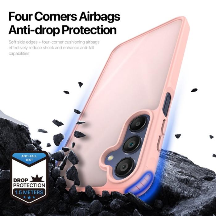 Dux Ducis - DUX DUCIS Yind Series Fodral för Samsung Galaxy A17 5G - Ljusrosa