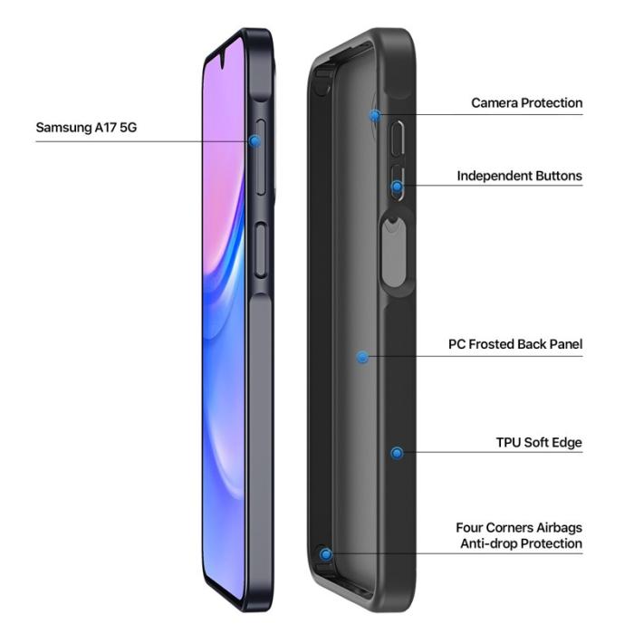 Dux Ducis - DUX DUCIS Yind Series Fodral för Samsung Galaxy A17 5G - Svart