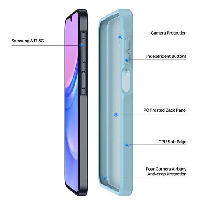 Dux Ducis - DUX DUCIS Yind Series Fodral för Samsung Galaxy A17 5G - Vit