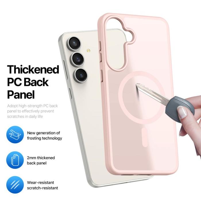 Dux Ducis - DUX DUCIS Yind Series Fodral för Samsung Galaxy S25 FE - Ljusrosa