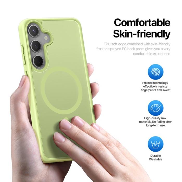 Dux Ducis - DUX DUCIS Yind Series Fodral för Samsung Galaxy S25 - Lime Green