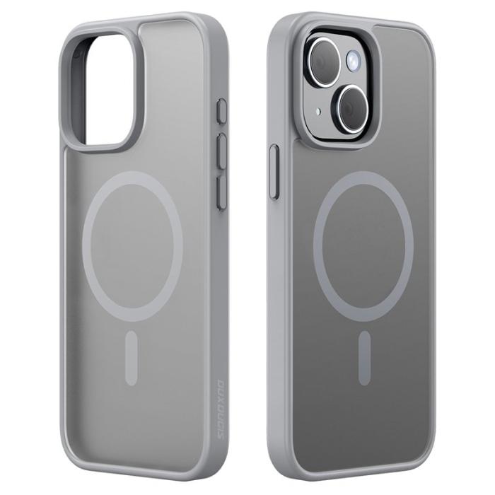 Dux Ducis - DUX DUCIS Yind Series iPhone 15 Fodral - PC+TPU - Grå