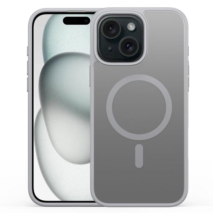 Dux Ducis - DUX DUCIS Yind Series iPhone 15 Fodral - PC+TPU - Grå