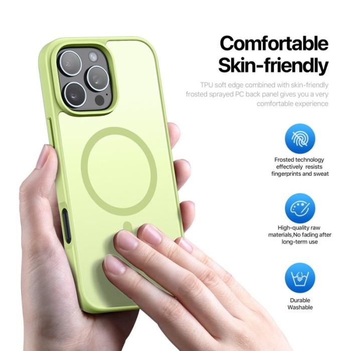 Dux Ducis - DUX DUCIS Yind Series iPhone 16 Pro Fodral PC+TPU - Grön