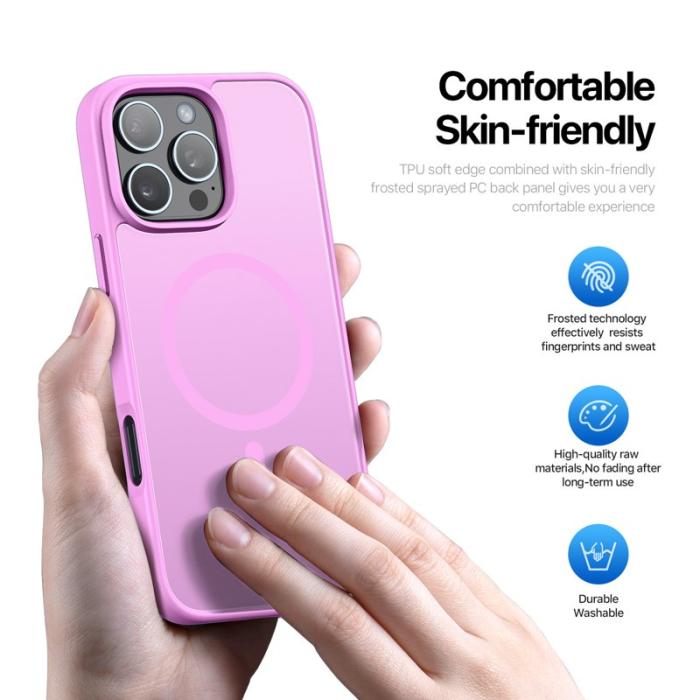 Dux Ducis - DUX DUCIS Yind Series iPhone 16 Pro Fodral - PC+TPU - Rosa