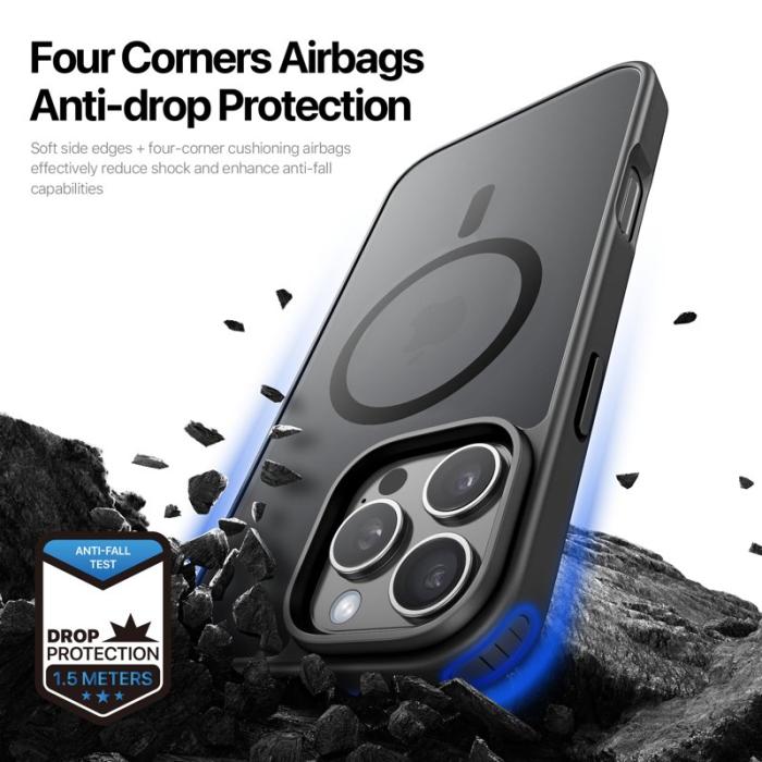 Dux Ducis - DUX DUCIS Yind Series iPhone 16 Pro Fodral PC+TPU - Svart