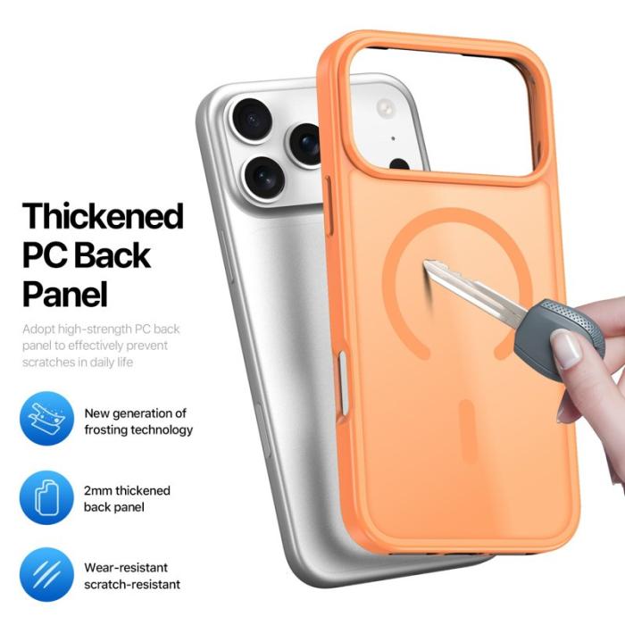 Dux Ducis - DUX DUCIS Yind Series iPhone 17 Pro Fodral TPU + PC - Orange