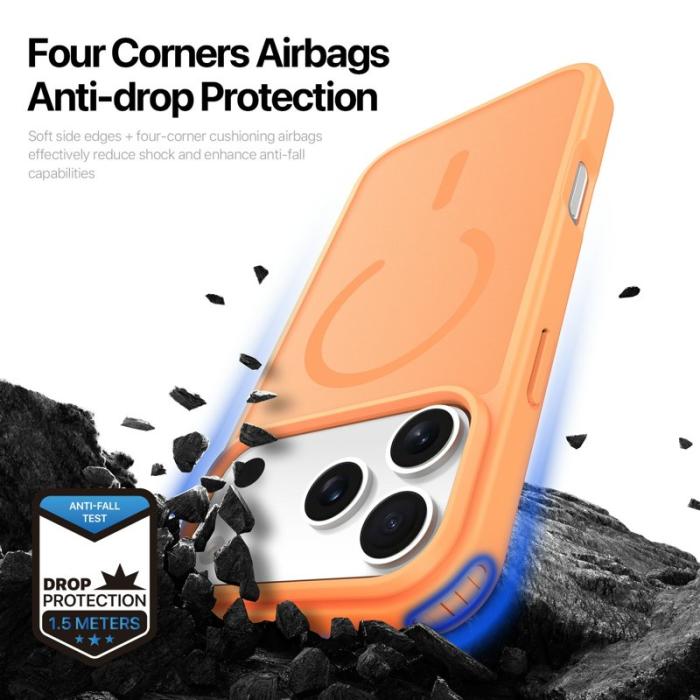 Dux Ducis - DUX DUCIS Yind Series iPhone 17 Pro Fodral TPU + PC - Orange
