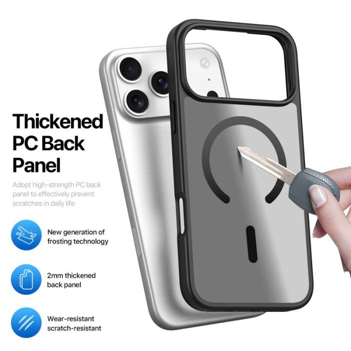 Dux Ducis - DUX DUCIS Yind Series iPhone 17 Pro Fodral TPU + PC - Svart