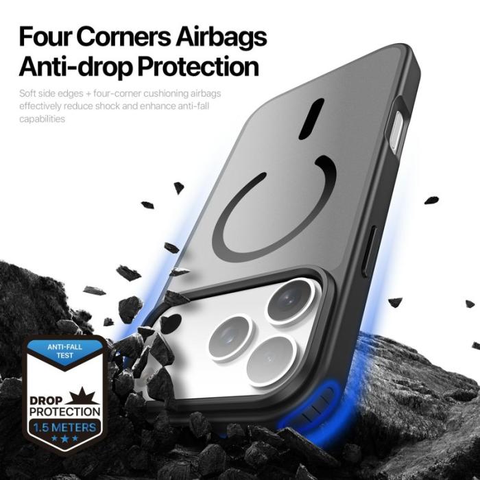 Dux Ducis - DUX DUCIS Yind Series iPhone 17 Pro Fodral TPU + PC - Svart