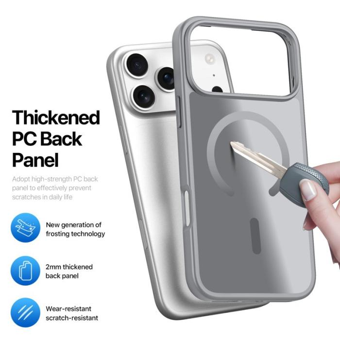 Dux Ducis - DUX DUCIS Yind Series iPhone 17 Pro Max Fodral TPU + PC - Grå