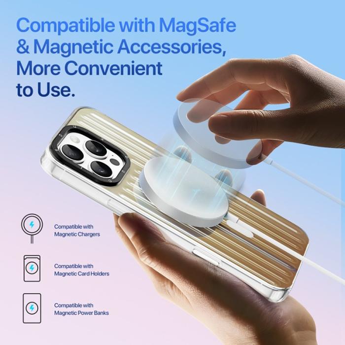 Dux Ducis - DUX DUCIS Zest Series iPhone 16 Pro Fodral - Gradient TPU - Vit