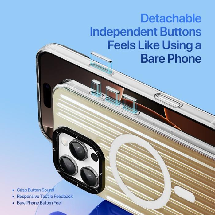 Dux Ducis - DUX DUCIS Zest Series iPhone 16 Pro Fodral - Gradient TPU - Vit