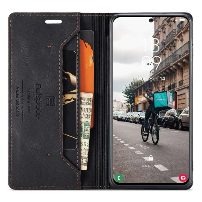 LC.imeeke - LC.IMEEKE Samsung Galaxy Z Fold6 Fodral Äkta läder - Gul