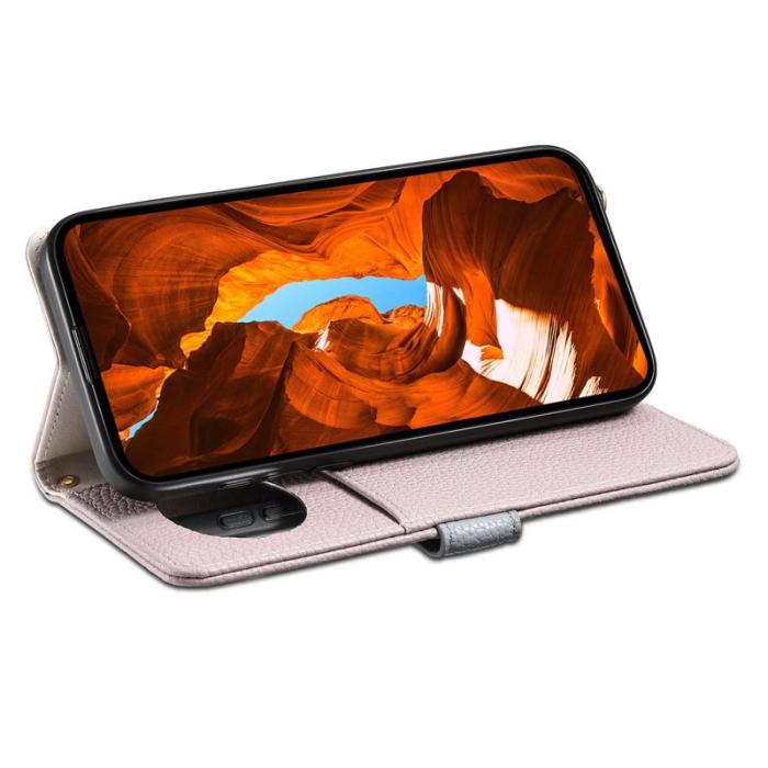 ESEBLE - ESEBLE E11 Google Pixel 9 Pro XL Fodral Äkta läder - Ljuslila