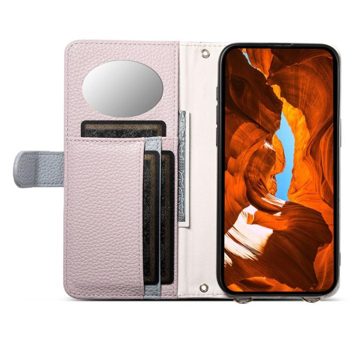 ESEBLE - ESEBLE E11 Google Pixel 9 Pro XL Fodral Äkta läder - Ljuslila