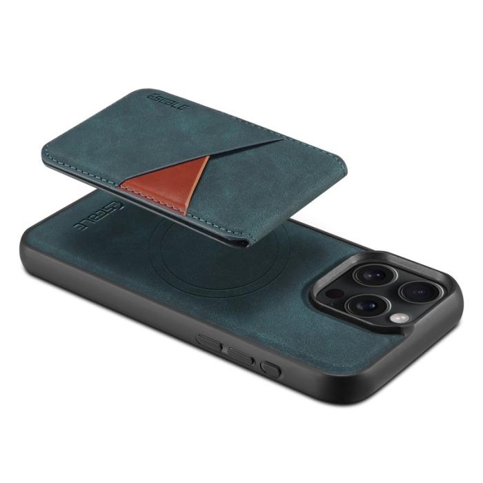 ESEBLE - ESEBLE E2 för iPhone 15 Pro Fodral Äkta läder - Grön