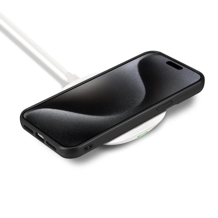 ESEBLE - ESEBLE E2 för iPhone 15 Pro Fodral Äkta läder - Gul