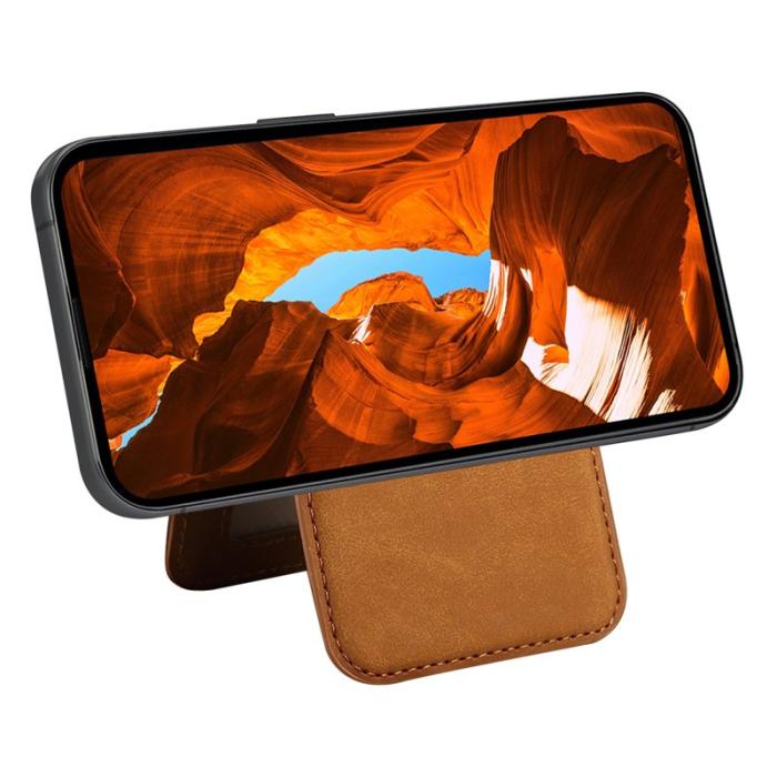 ESEBLE - ESEBLE E2 iPhone 15 Pro Max Fodral Äkta läder - Gul