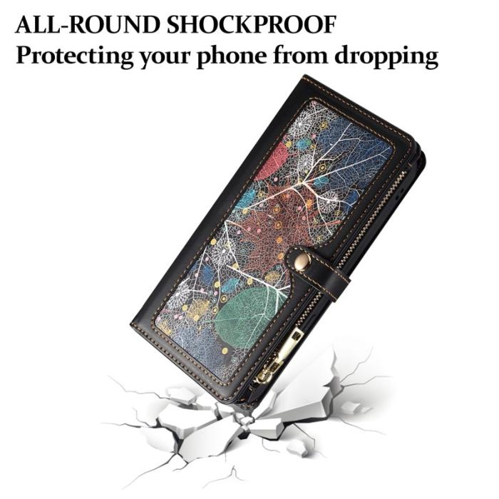 ESEBLE - ESEBLE iPhone 16 Plus Fodral RFID Blocking Äkta läder - Svart