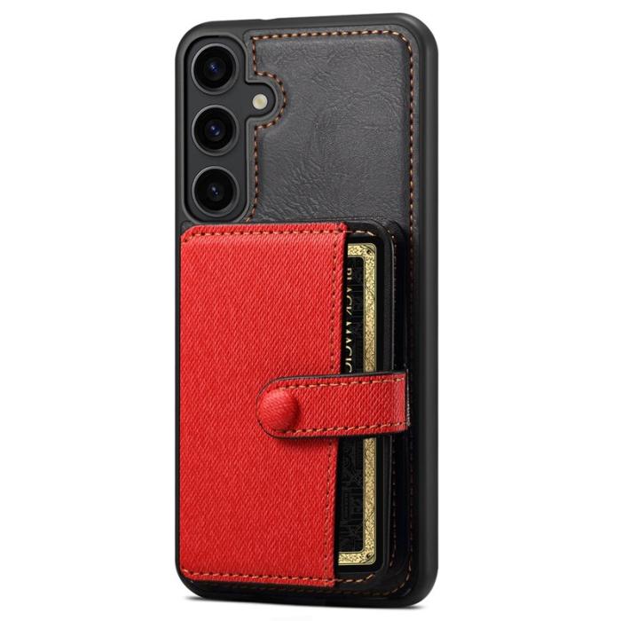 ESEBLE - ESEBLE Samsung Galaxy S24+ Fodral PU Läder - Röd