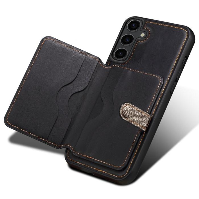 ESEBLE - ESEBLE Samsung Galaxy S24+ Fodral PU Läder - Röd