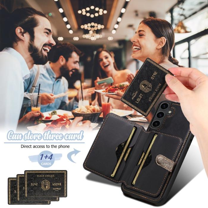 ESEBLE - ESEBLE Samsung Galaxy S24+ Fodral PU Läder - Röd