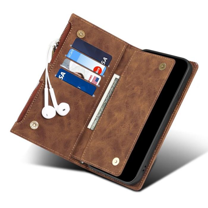 ESEBLE - ESEBLE Star Series Fodral för Samsung Galaxy S23+ - Brun PU Läder