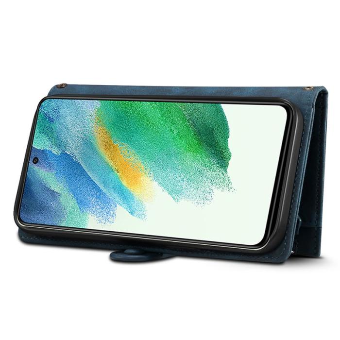 ESEBLE - ESEBLE Star Series Fodral för Samsung Galaxy S23 FE - Äkta läder - Blå