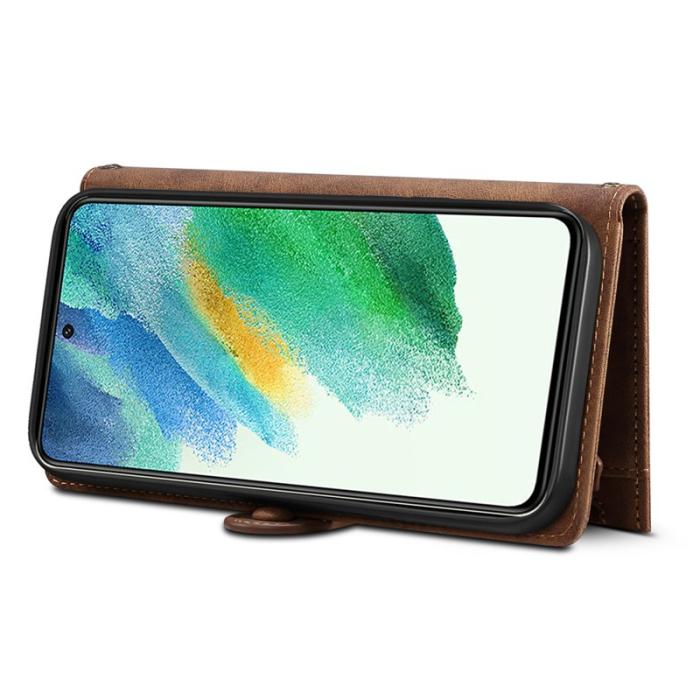 ESEBLE - ESEBLE Star Series Fodral för Samsung Galaxy S23 FE - Äkta läder - Brun