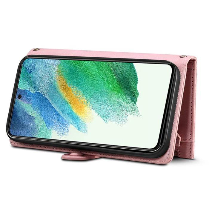 ESEBLE - ESEBLE Star Series Fodral för Samsung Galaxy S23 FE - Äkta läder - Roséguld