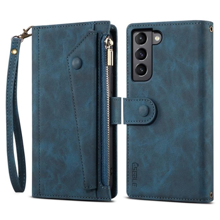 ESEBLE - ESEBLE Star Series Fodral för Samsung Galaxy S23+ - PU Läder - Blå