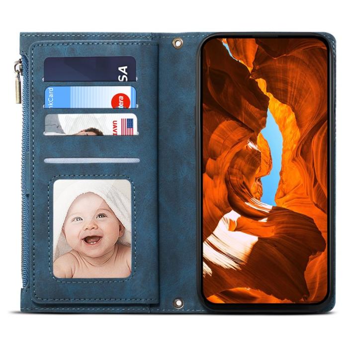 ESEBLE - ESEBLE Star Series iPhone 17 Pro Max Fodral Äkta läder - Blå