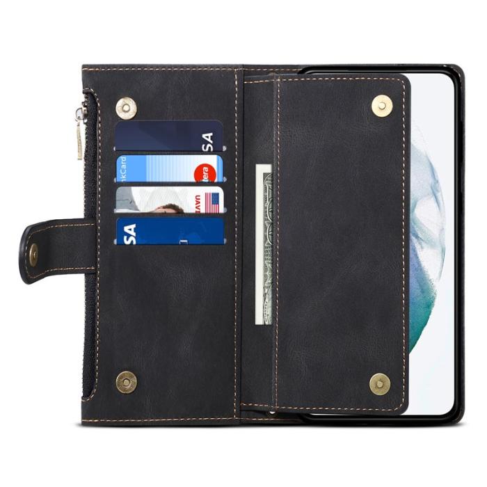 ESEBLE - ESEBLE Star Series Samsung Galaxy A55 5G Fodral Äkta läder - Svart