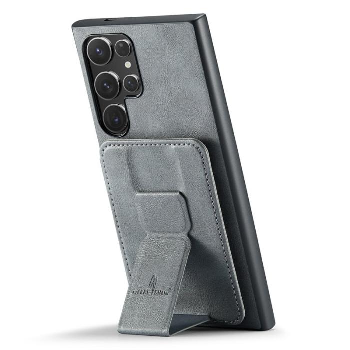 FIERRE SHANN - FIERRE SHANN 024 Fodral för Samsung Galaxy S25 Ultra - Grå