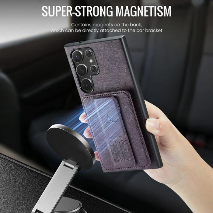 FIERRE SHANN - FIERRE SHANN 024 Fodral för Samsung Galaxy S25 Ultra - Lila