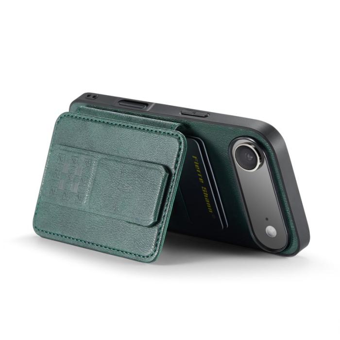 FIERRE SHANN - FIERRE SHANN 024 iPhone Air Fodral Äkta läder - Grön