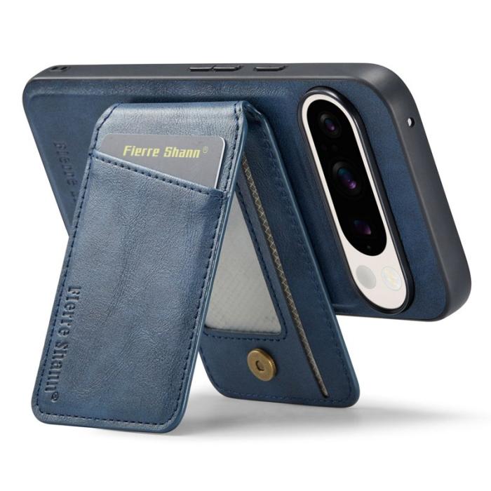 FIERRE SHANN - FIERRE SHANN 025 Fodral Card Holder PU+TPU - Blå