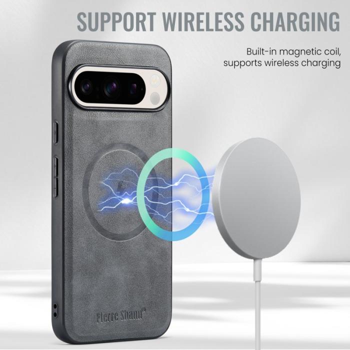 FIERRE SHANN - FIERRE SHANN 025 Fodral Card Holder PU+TPU - Grå