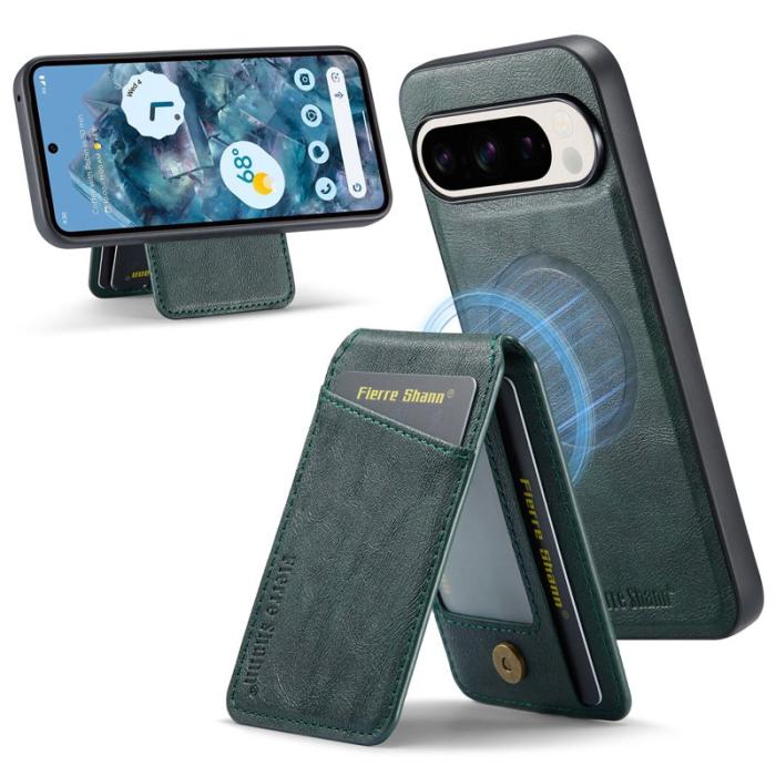 FIERRE SHANN - FIERRE SHANN 025 Fodral Card Holder PU+TPU - Grön