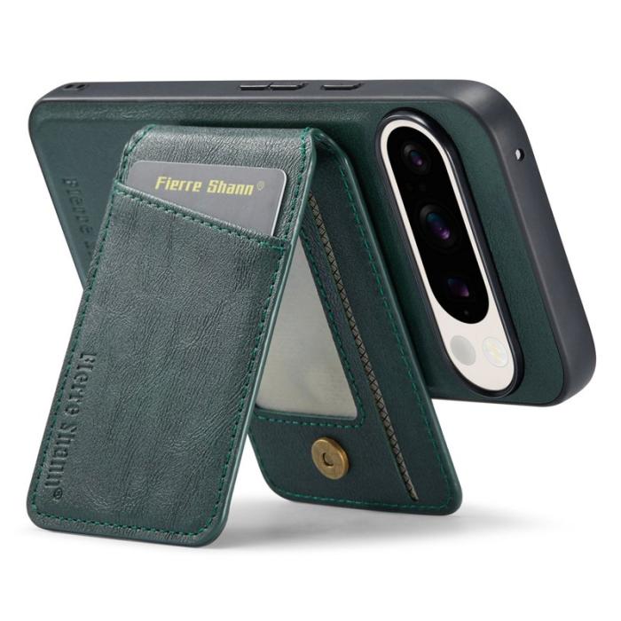 FIERRE SHANN - FIERRE SHANN 025 Fodral Card Holder PU+TPU - Grön