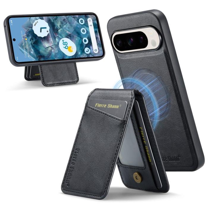 FIERRE SHANN - FIERRE SHANN 025 Fodral Card Holder PU+TPU - Svart