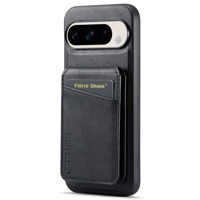 FIERRE SHANN - FIERRE SHANN 025 Fodral Card Holder PU+TPU - Svart